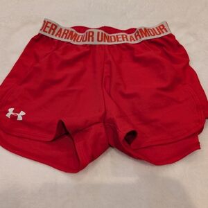 Under Armour Women's Red Shorts